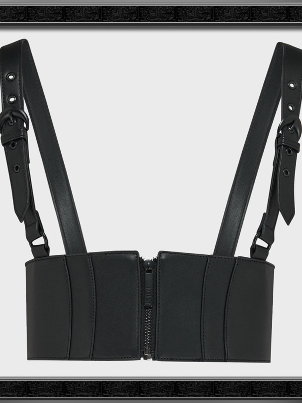 Killstar Black Faux Leather Harness